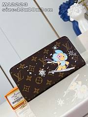 Louis Vuitton Zippy Wallet snowflakes 10.5 x 2.5 x 19.5 cm - 1