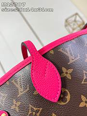 	 Louis Vuitton Neverfull Bandoulière Inside Out Pink 28 x 14 x 31cm - 2