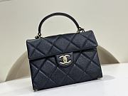 Chanel 24P Retrofit Black Caviar Bag 22x16.5x10cm - 1