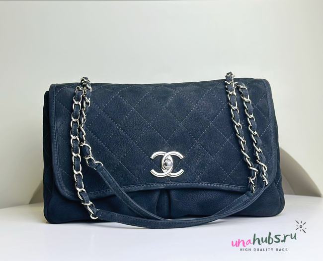 Chanel Vintage Suede Bag 34cm - 1