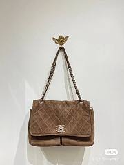 Chanel Vintage Suede Bag 34cm - 2