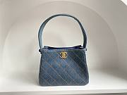 Chanel Double C Turn Lock Denim Bag 18x13x7cm - 1