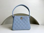 Chanel Double C Turn Lock Denim Bag 18x13x7cm - 2