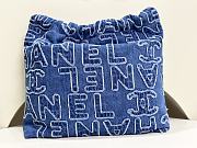 Chanel 22 Handbag Denim 35x37x7cm - 5