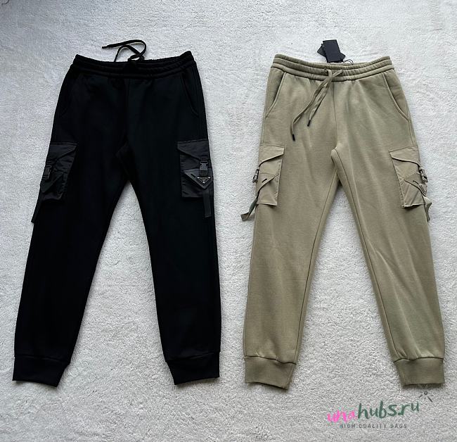 Prada Cotton jogger-style trousers - 1