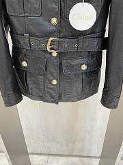 Chloe Utilitarian jacket in leather - 6