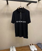 Givenchy Black Polo Shirt With Logo - 1