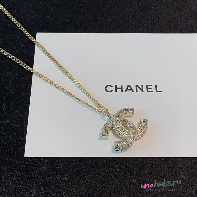 Chanel CC Logo Necklace Gold  - 1