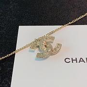 Chanel CC Logo Necklace Gold  - 3