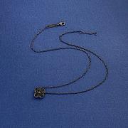 Van Cleef Arpels Black Alhambra 1 Motif Necklace - 5