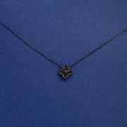Van Cleef Arpels Black Alhambra 1 Motif Necklace - 4
