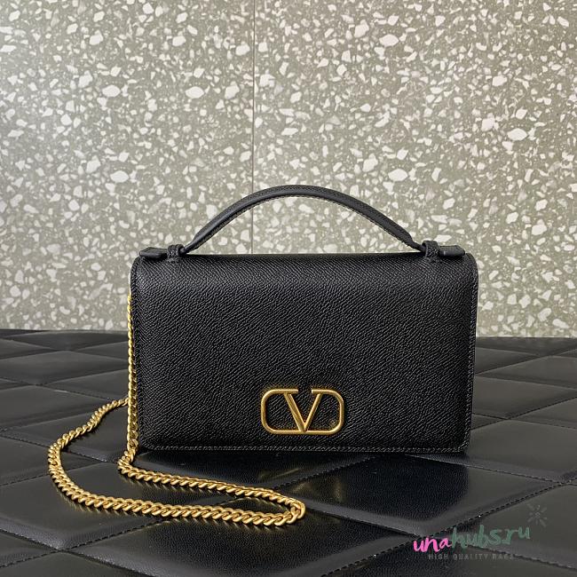 Valentino Garavani VLogo Signature leather wallet-on-chain - 1