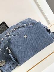 Chanel 22 Handbag Small Denim 35x37x7cm - 3