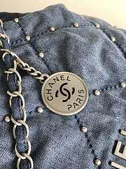 Chanel 22 Handbag Small Denim 35x37x7cm - 2