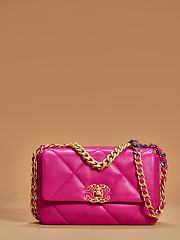 Chanel 19 Flap Bag Pink Small 26cm - 1