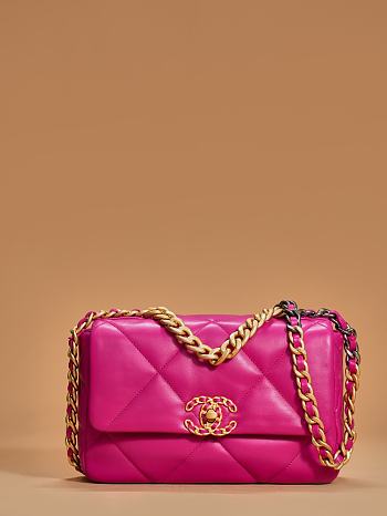 Chanel 19 Flap Bag Pink Small 26cm