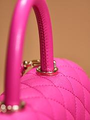 Chanel Coco Handle Caviar Pink Bag 24cm - 2