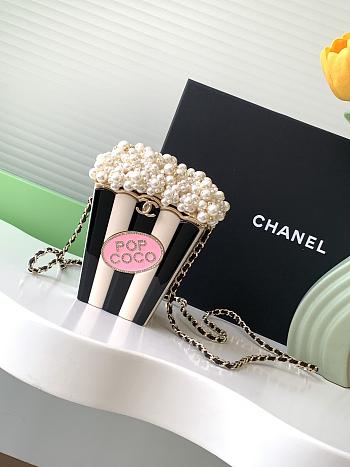 Chanel Popcorn Minaudiere Bag 16x11x7cm