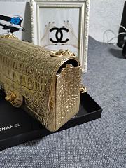 Chanel Mini 19A Croco Embossed Bag - 5