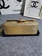 Chanel Mini 19A Croco Embossed Bag - 2