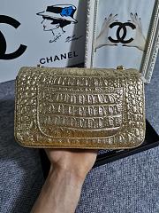 Chanel Mini 19A Croco Embossed Bag - 3