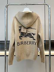 Burberry Orlando knitted zipped hoodie - 1