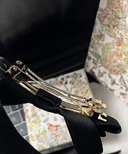 Dior Twist Bow Black Grosgrain - 5