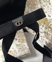 Dior Twist Bow Black Grosgrain - 4
