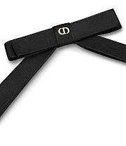 Dior Twist Bow Black Grosgrain - 3