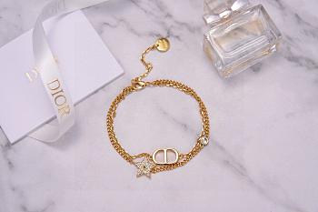 Dior Crystal Petit CD Double Bracelet