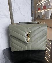 YSL Loulou Small Green Bag 25cm - 1