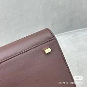 The Row Soft Margaux 17 Bag In Burgundy - 5