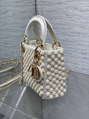 Dior White Mini Bag 17cm - 6