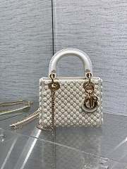 Dior White Mini Bag 17cm - 5