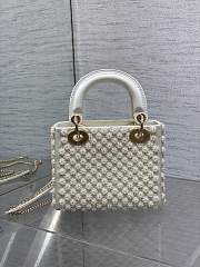 Dior White Mini Bag 17cm - 4