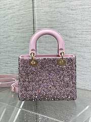 Dior Small Lady Pink Bag 20cm - 6