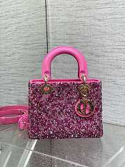 Dior Small Lady Pink Bag - 2