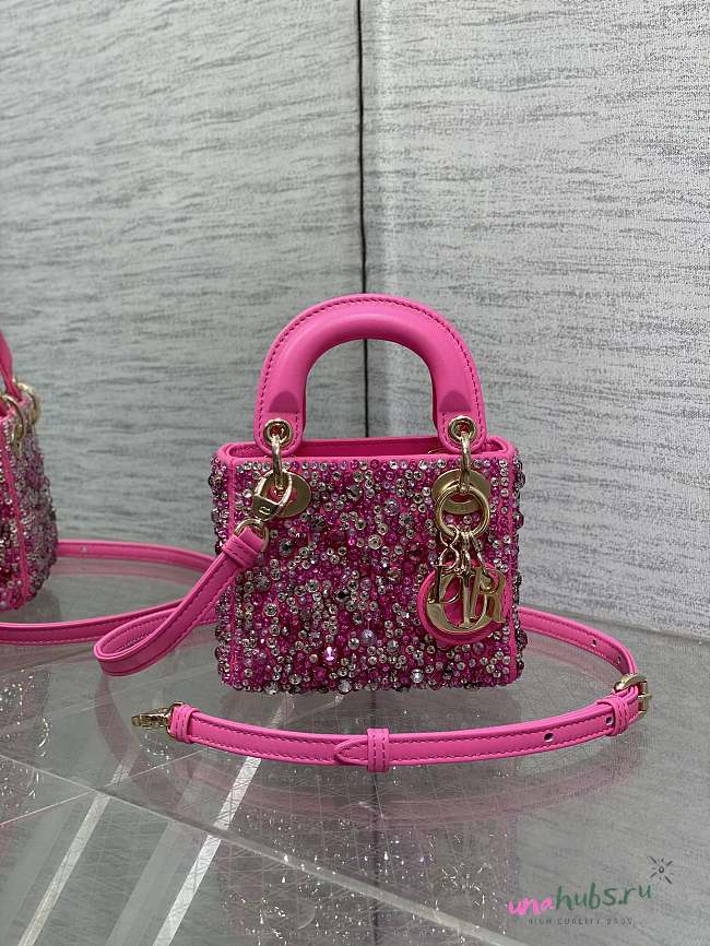 	 Dior Mini Lady Pink Bag - 1