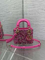 	 Dior Mini Lady Pink Bag - 1