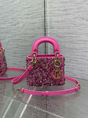 	 Dior Mini Lady Pink Bag