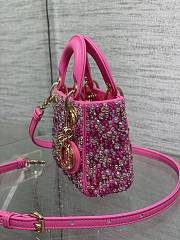 	 Dior Mini Lady Pink Bag - 4