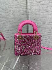 	 Dior Mini Lady Pink Bag - 2