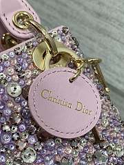 Dior Mini Lady Pink Bag 17cm - 6