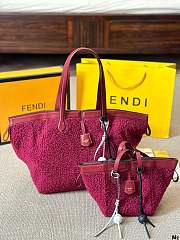 Fendi Origami Shearling Bag  - 4