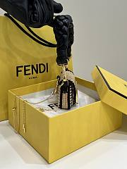 Fendi Nano baguette canvas bag 11.5x2.5x7cm - 4