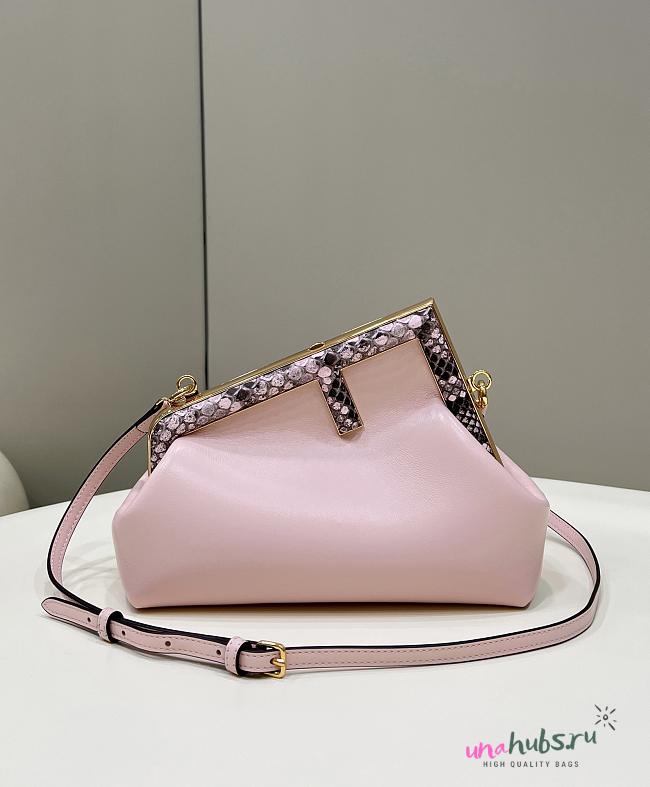 Fendi First Pink Bag 26×9.5×18cm - 1