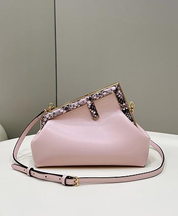 Fendi First Pink Bag 26×9.5×18cm