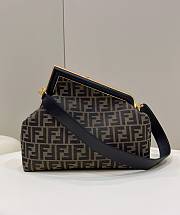 Fendi First FF Pattern Brown Bag 32.5x15x23.5cm  - 5