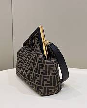 Fendi First FF Pattern Brown Bag 32.5x15x23.5cm  - 3