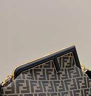 Fendi First FF Pattern Brown Bag 32.5x15x23.5cm  - 2